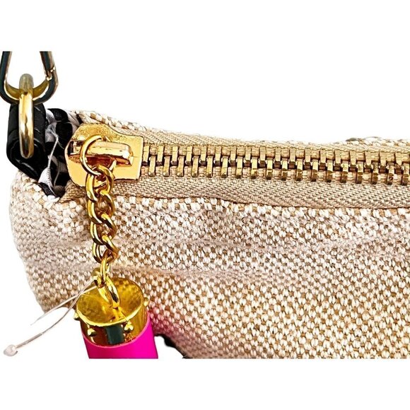 Crossbody Boho "Hello Gorgeous" Gold Accent Chain Faux Leather NWT - Picture 4 of 6